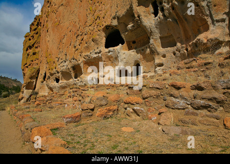 Long house bandelier national monument Banque D'Images