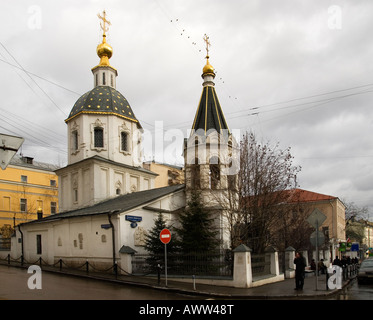 La petite église de l'Ascension (1584), Bolshaya Nikitskaya Street, Moscou, Russie Banque D'Images