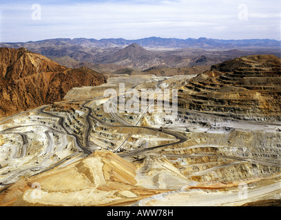 Phelps Dodge Mining Company copper mine Arizona USA Banque D'Images