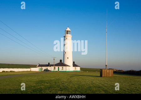 Nash Point Lighthouse Vallée de Glamorgan au Pays de Galles Banque D'Images