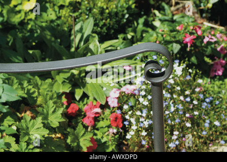 Chaise de jardin, Londres, Angleterre Banque D'Images