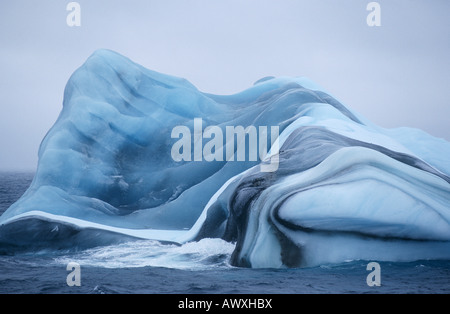 L'antarctique, Mer de Scotia, iceberg dans l'eau Banque D'Images