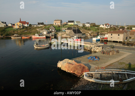 Village de pêcheurs de Peggy's Cove en Nouvelle-Écosse au Canada Banque D'Images