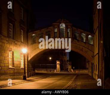 Pont des Soupirs - New College Lane - Oxford Banque D'Images