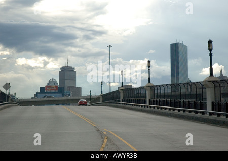 West Fourth Street Bridge de South Boston à l'extrémité sud Banque D'Images