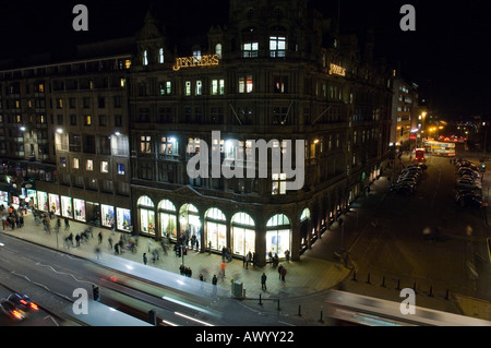 Avis de Jenners department store et de Princes street, Édimbourg, Écosse Banque D'Images