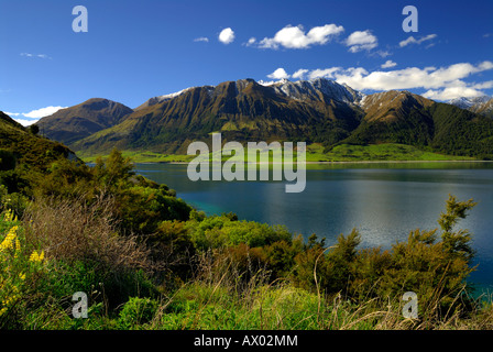 Lake Hawea dans l'île du sud de la Nouvelle-Zélande Banque D'Images