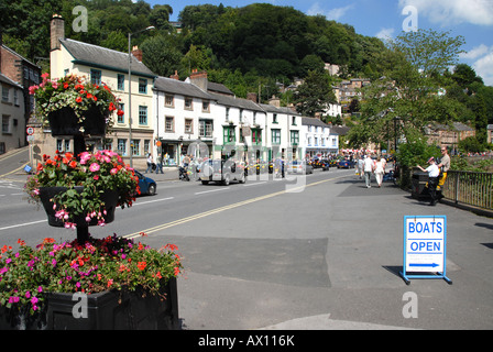 Matlock Bath dans le parc national de Peak District Derbyshire, Angleterre Banque D'Images