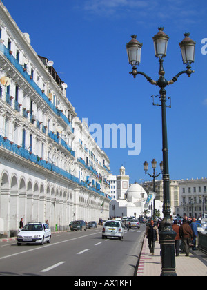 Boulevard Ernesto Che Guervara, Alger, capitale de l'Algérie Banque D'Images