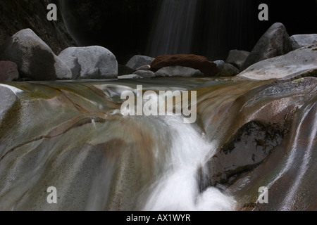 Wilkies Pools, Mont Egmont National Park, North Island, Nouvelle-Zélande, Océanie Banque D'Images