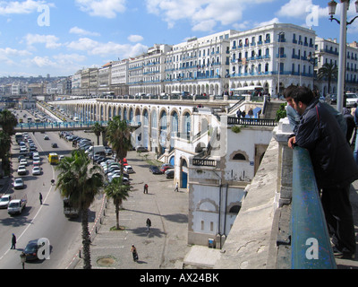 Boulevard Ernesto Che Guervara, Alger, capitale de l'Algérie Banque D'Images