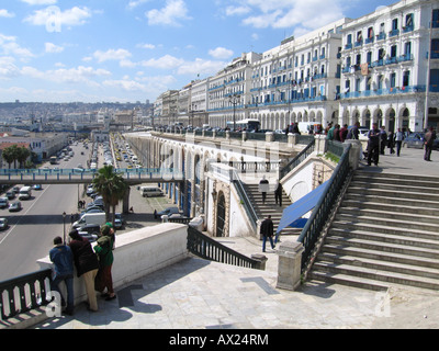 Boulevard Ernesto Che Guervara, Alger, capitale de l'Algérie Banque D'Images