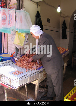 Épicerie dans Casbah, Alger, Algérie Banque D'Images