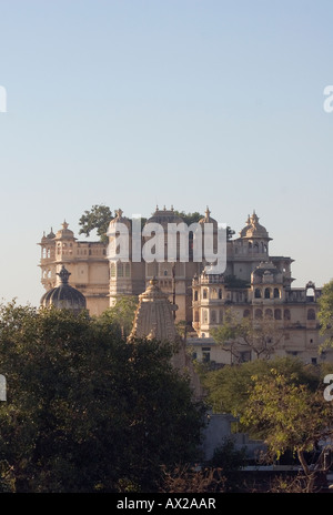 City Palace Udaipur Rajasthan Inde Banque D'Images