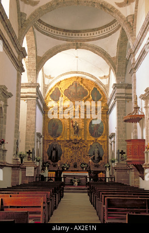 Elk162 2294 Mexico Baja California San Ignacio Mision San Ignacio nef 1786 Kadakaaman Banque D'Images