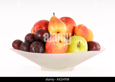 Corbeille de fruits, close-up Banque D'Images