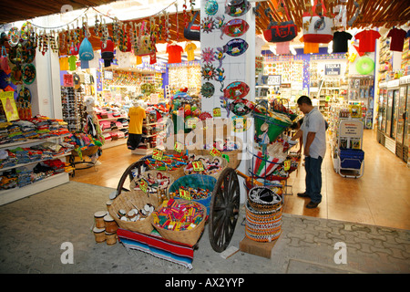 Boutique de souvenirs à Playa del Carmen, Mexique Banque D'Images