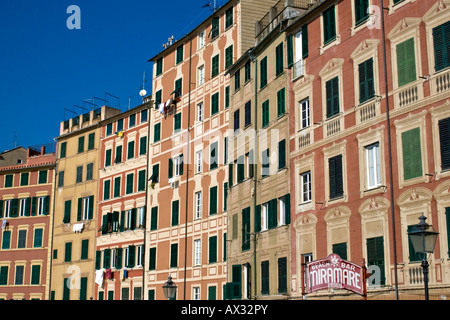 Chambre Camogli, Italie Banque D'Images