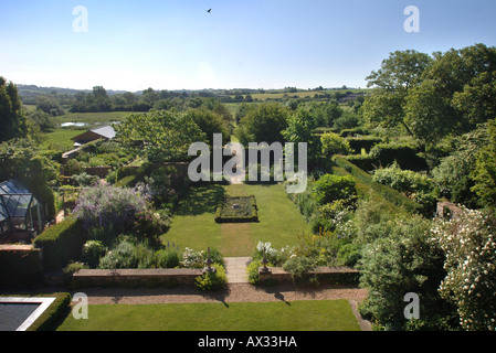 Le JARDIN DE MANOR FARM PAR SOMERSET GARDEN DESIGNER SIMON JOHNSON UK Banque D'Images