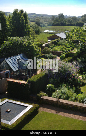 Le JARDIN DE MANOR FARM PAR SOMERSET GARDEN DESIGNER SIMON JOHNSON UK Banque D'Images