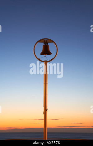 Bell requin à l'aube St Clair Beach Dunedin ile sud Nouvelle Zelande Banque D'Images