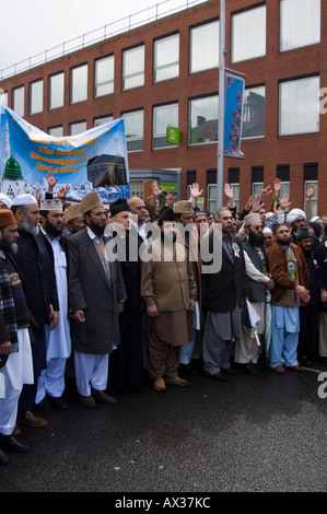 Défilé de musulmans dans la mémoire du prophète Mohammed (pssl) Banque D'Images