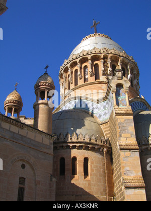 La cathédrale catholique Notre-Dame d'Afrique, Zighara, à l'ouest d'Alger, Algérie, Afrique du Nord Banque D'Images