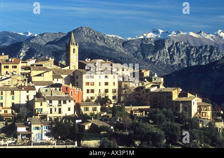 Le Broc village Alpes-maritimes 06 Cote d'azur Paca France Europe Banque D'Images