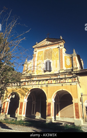 Saorge couvent franciscain Vallée de la Roya Mercantour Alpes-maritimes 06 Paca France Europe Banque D'Images