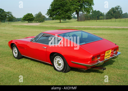 Maserati Ghibli ss rouge voiture de sport 1972 Banque D'Images