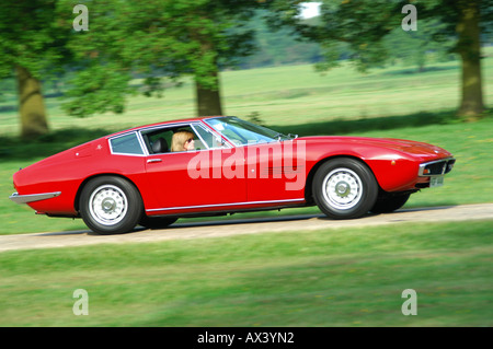 Maserati Ghibli ss rouge voiture de sport 1972 Banque D'Images