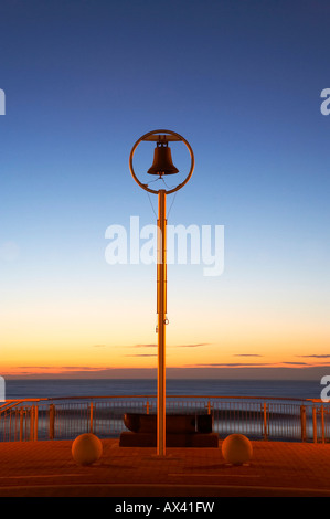 Bell requin à l'aube St Clair Beach Dunedin ile sud Nouvelle Zelande Banque D'Images