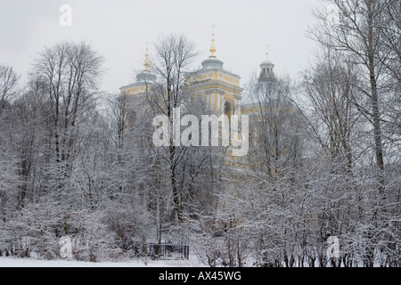 La Russie. Saint Petersburg. Alexander Nevsky Lavra ou Monastère Alexandre Nevsky. Banque D'Images