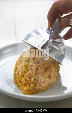 Pilaff de poulet Banque D'Images