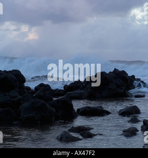 Des vagues océaniques et marins Banque D'Images