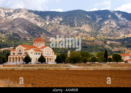 Le monastère de Agios Gerassimos sur l'île grecque de Céphalonie Banque D'Images