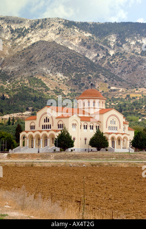 Le monastère de Agios Gerassimos sur l'île grecque de Céphalonie Banque D'Images