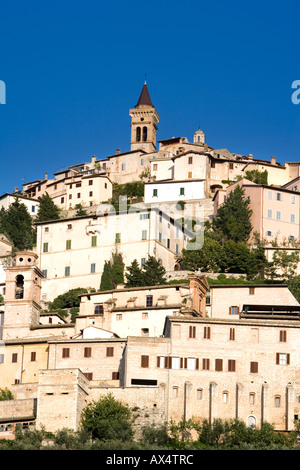 La ville de Trevi Ombrie Italie Banque D'Images