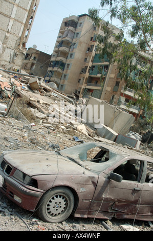 12 juillet 2006 israely guerre contre le Liban Banque D'Images