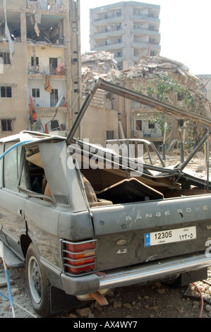 12 juillet 2006 israely guerre contre le Liban Banque D'Images