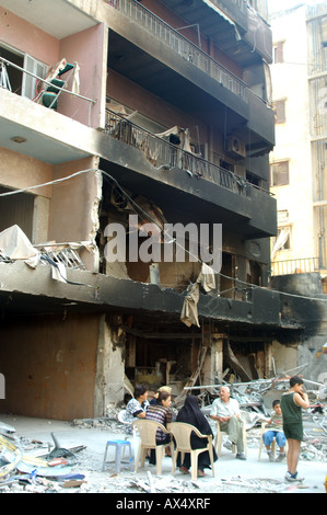 12 juillet 2006 israely guerre contre le Liban Banque D'Images