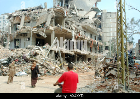 12 juillet 2006 israely guerre contre le Liban Banque D'Images