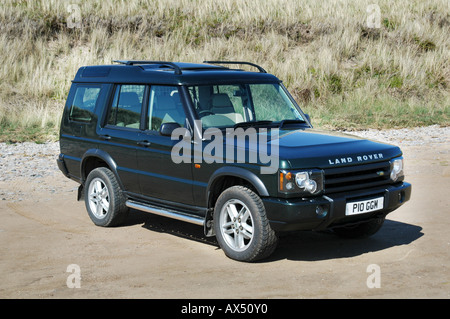 Green land rover Discovery 4x4 Banque D'Images