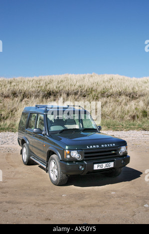 Green land rover Discovery 4x4 Banque D'Images