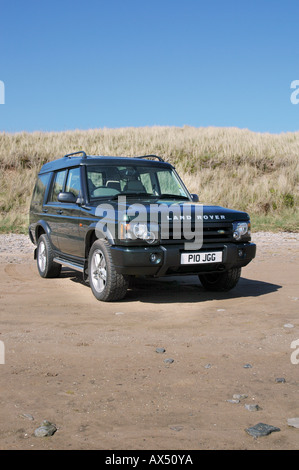 Green land rover Discovery 4x4 Banque D'Images