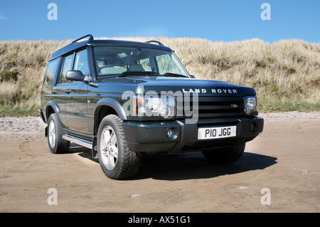 Green land rover Discovery 4x4 Banque D'Images