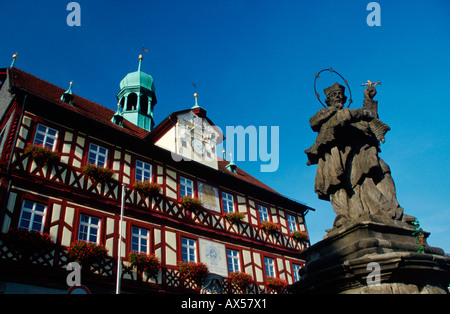 Hôtel de Ville / Bad Staffelstein Banque D'Images