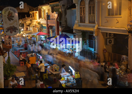 Le Jonker Walk Vieille Ville dans Chinatown Melaka en Malaisie Banque D'Images