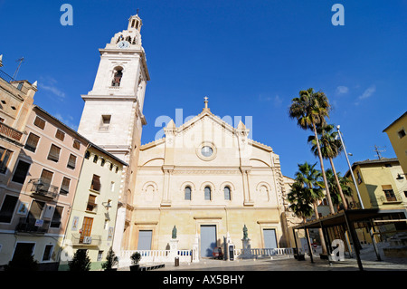 La basilique Sainte-Marie, La Seu Cathedral, Xàtiva (Talk:青州镇 (沙县), Valencia, Espagne, Europe Banque D'Images