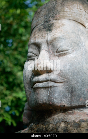 Porte Sud d'Angkor Thom Angkor Temples d'Asie Cambodge Siem Reap Banque D'Images